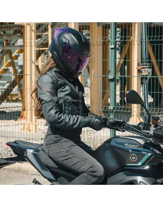 NEXX Y.100R SUBSONIC MAT SİYAH-PEMBE KASK