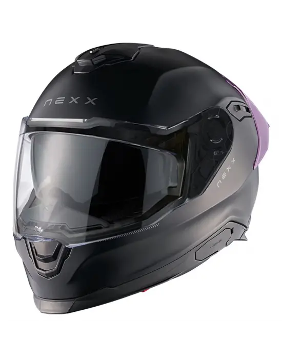 NEXX Y.100R SUBSONIC MAT SİYAH-PEMBE KASK