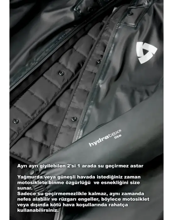 REVIT TORNADO 4 H2O MONT GRİ-SİYAH