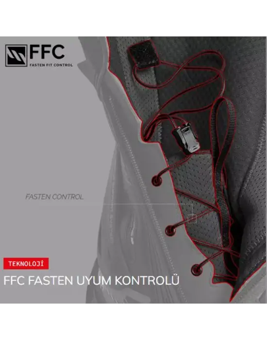 TCX RT-RACE ÇİZME SİYAH-GRİ