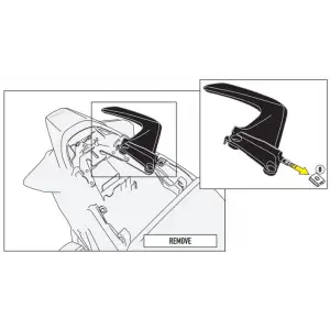 GIVI1132KITHONDAVFR800F(14-20)YANÇANTATAŞIYICIBAĞLANTIKITI