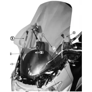 GIVI D156KIT SUZUKI BURGMAN AN 250-400 (98-02) RÜZGAR SİPERLİK BAĞLANTISI