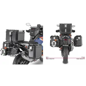 GIVI PLO7713CAM KTM 1290 SUPER ADVENTURE R-S (21-25) YAN ÇANTA TAŞIYICI