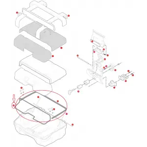 GIVI Z2072R ÇANTA KAPAK CONTASI TRK33-TRK46
