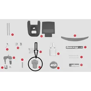 GIVIZ315ÇANTATABLADÜĞMESİE300-E30-E280-E33