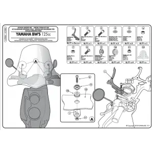 KAPPAA288AKYAMAHABWS125(10-16)RÜZGARSİPERLİKBAĞLANTISI