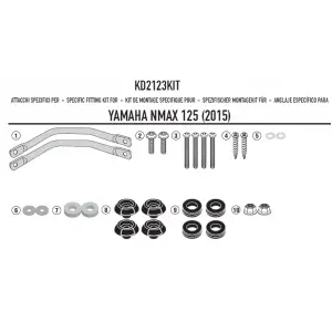 KAPPA D2123KITK YAMAHA N-MAX 125-155 (15-20) RÜZGAR SİPERLİK BAĞLANTISI