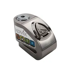 KOVIX KD6-BM ALARMLI DİSK KİLİT GRİ