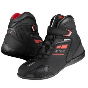 LS2 GARRA WP BOT SİYAH-KIRMIZI