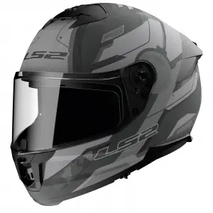 LS2 STREAM 2 SHADOW -GRİ KASK