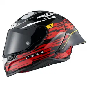 NEXX X.R3R GLITCH RACER KARBON -BEYAZ KASK