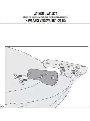 GIVI 4114KIT KAWASAKI VERSYS 650 (15-24) YAN ÇANTA TAŞIYICI BAĞLANTI KITI