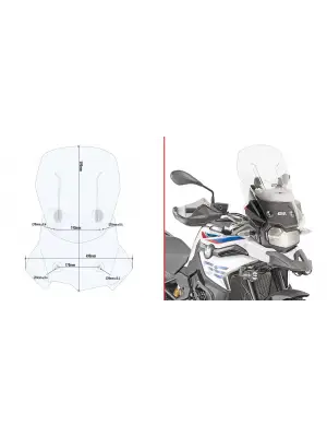 GIVI AF5127B BMW F 750 GS (18-23) - F 800 GS (24-25) - F 850 GS (18-23) RÜZGAR SİPERLİK