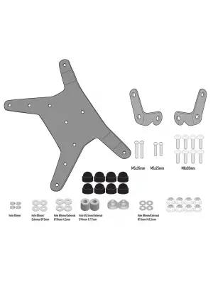 GIVI D7711KIT KTM390ADV.(20-24)-790ADV.(19-20)-790ADV. R (19-20)-890 ADV.(21-24) RÜZGAR SİPERLİK BAĞ