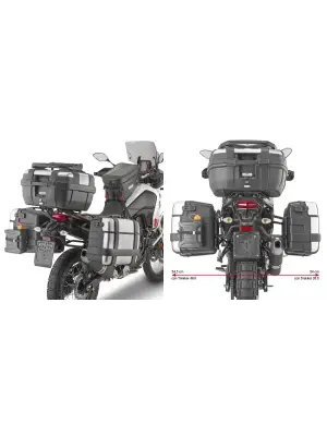 GIVI PLO2145MK YAMAHA TENERE 700 (19-24) - TENERE 700 WORLD RAID (22-25) YAN ÇANTA TAŞIYICI