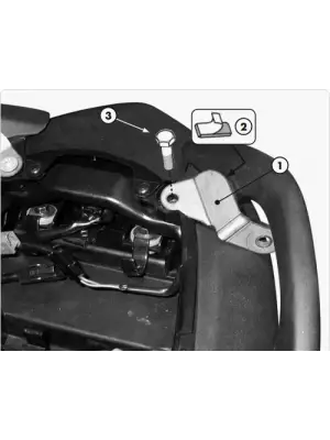 GIVI PLX447KIT KAWASAKI VERSYS 650 (06-09) YAN ÇANTA TAŞIYICI BAĞLANTI KİTİ