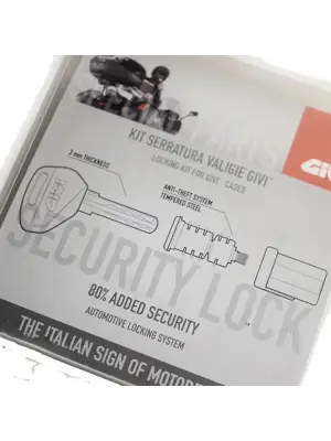 GIVI SL105 ÇANTA GÜVENLİKLİ ANAHTAR SETİ