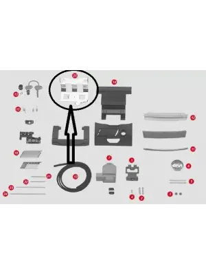 GIVI Z287 ÇANTA KİLİT MEKANİZMASI MONTAJ SACI E35