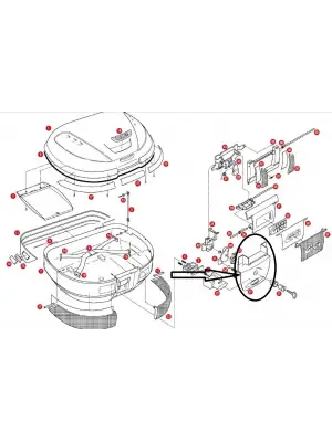 GIVI Z368N ÇANTA KİLİT MEKANİZMA KAPAK ALT E52