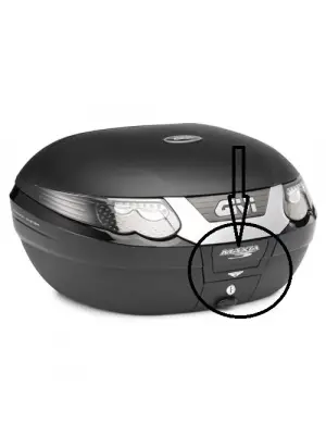 GIVI Z398NTMR ÇANTA KİLİT MEKANİZMASI GRİ ANAHTARLI E55