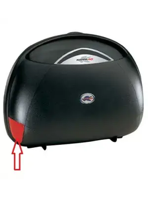 KAPPA K623S ÇANTA ALT REFLEKTÖRÜ KIRMIZI K40