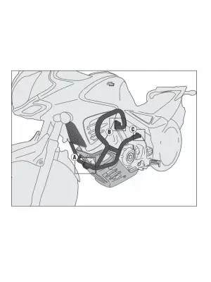 KAPPA KN3101 SUZUKI DL 650 V-STROM (11-25) KORUMA DEMİRİ