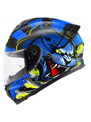 GIVI 50.X WILD MAT SİYAH-MAVİ KASK