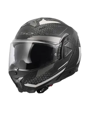 LS2 ADVANT 2 ASTRAL MAT GRİ-SİYAH KASK