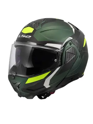 LS2 ADVANT 2 TRIPLE MAT YEŞİL-SİYAH-NEON SARI KASK
