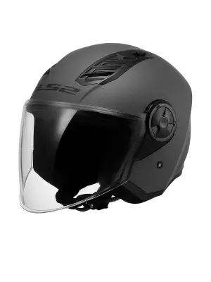 LS2 AIRFLOW 2 MAT TITANIUM KASK