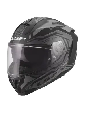 LS2 CHALLENGER 2 DRAVIX MAT GRİ KASK