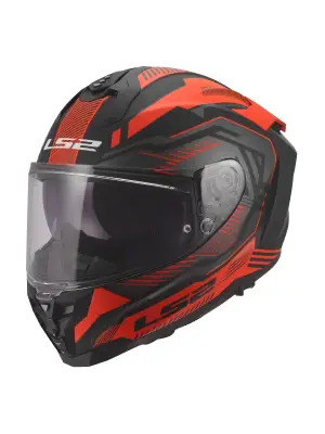 LS2 CHALLENGER 2 DRAVIX MAT KIRMIZI KASK