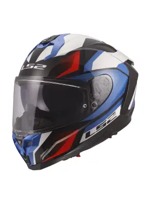LS2 CHALLENGER 2 VIPER BEYAZ-MAVİ-KIRMIZI KASK