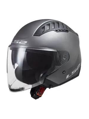 LS2 COPTER 2 MAT TITANIUM KASK