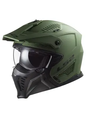 LS2 DRIFTER MAT YEŞİL KASK