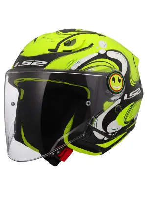 LS2 FUNNY 2 GLUP NEON SARI ÇOCUK KASK