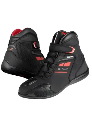 LS2 GARRA WP BOT SİYAH-KIRMIZI