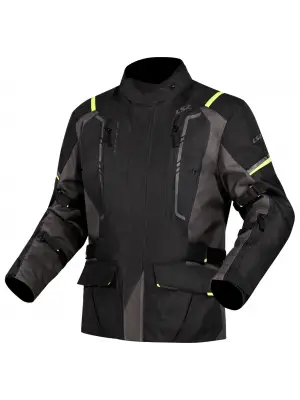 LS2 NARVIK MONT GRİ-SİYAH-NEON SARI