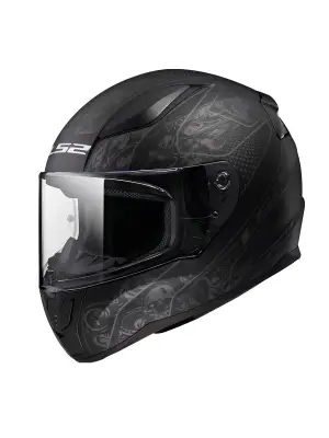 LS2 RAPID 2 CRYPT MAT SİYAH KASK