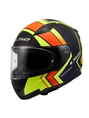 LS2 RAPID 2 EXTRA MAT NEON SARI-NAVY MAVİ KASK