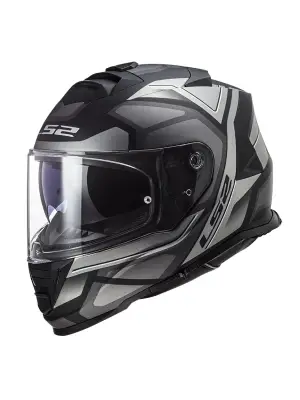 LS2 STORM 2 FASTER MAT TITANIUM KASK