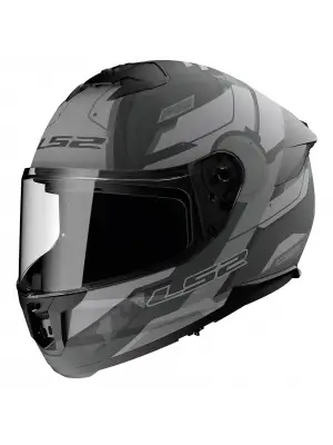 LS2 STREAM 2 SHADOW MAT TITANIUM-GRİ KASK