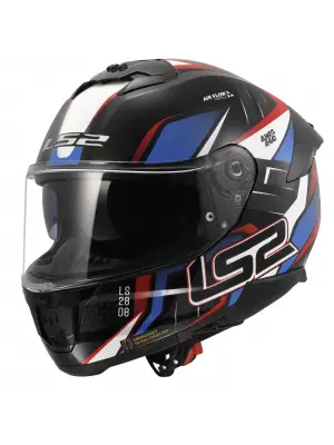 LS2 STREAM 2 TINUX SİYAH-KIRMIZI KASK