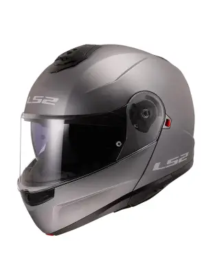 LS2 STROBE 2 MAT TITANIUM KASK