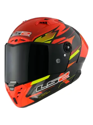 LS2 THUNDER KARBON GP AERO FIRE KIRMIZI-SİYAH KASK