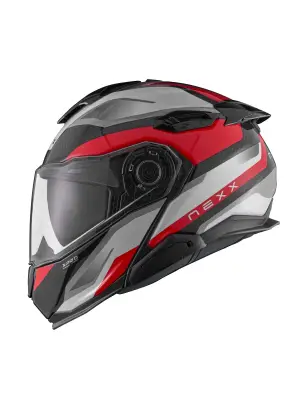 NEXX X.LIFETOUR PRO MILE KARBON BEYAZ-KIRMIZI KASK