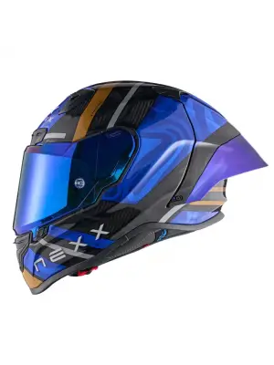 NEXX X.R3R SWIRL KARBON MAVİ KASK