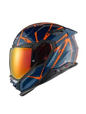 NEXX X.WST 3 B-SIDE MAVİ-TURUNCU KASK