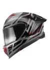 GIVI 50.3 QUASAR TITANIUM-SİYAH-KIRMIZI KASK