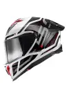 GIVI 50.3 QUASAR BEYAZ-SİYAH-KIRMIZI KASK